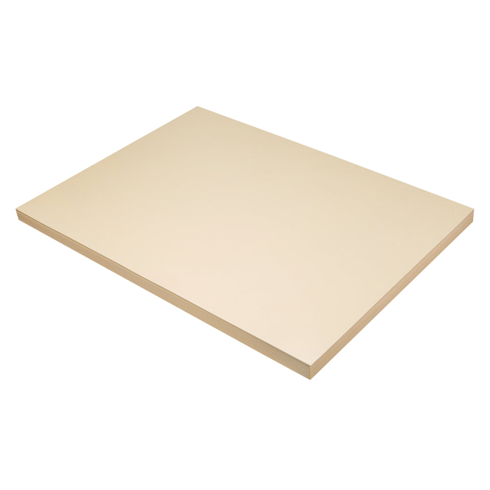 Carton d'étiquettes Pacon de poids moyen, Manille, 45,7 cm x 61 cm, 100 feuilles/pqt