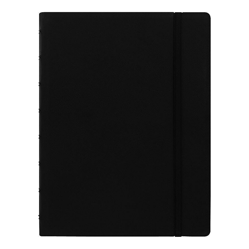 Filofax A5 Size Notebook, 8-1/4" x 5-3/16", 112 Pages, Black