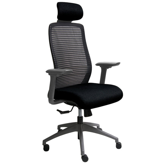 Horizon ERA Mid Back Mesh Syncro-Tilter Chair with Seat Slider - Black