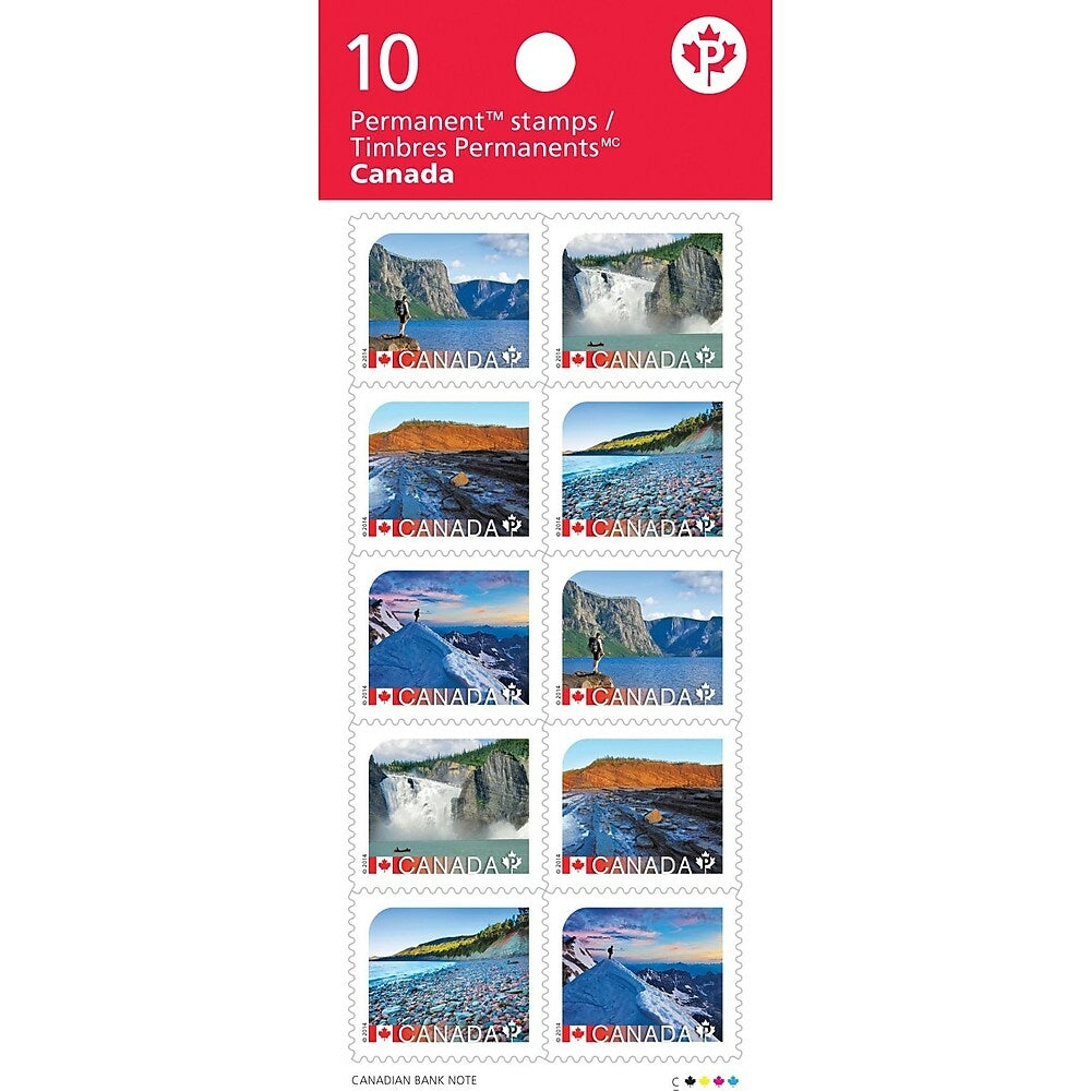 Carnet de timbres-poste permanents de Postes Canada, paquet de 10