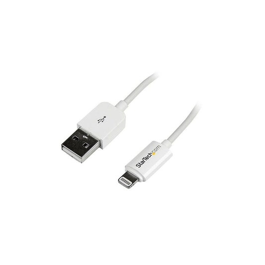 StarTech 3m (10ft) Long White Apple 8-pin Lightning Connector to USB Cable for iPhone / iPod / iPad