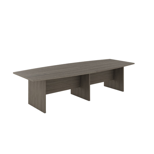 Table de conférence Newland en forme de bateau Offices to Go - 120" - Gris
