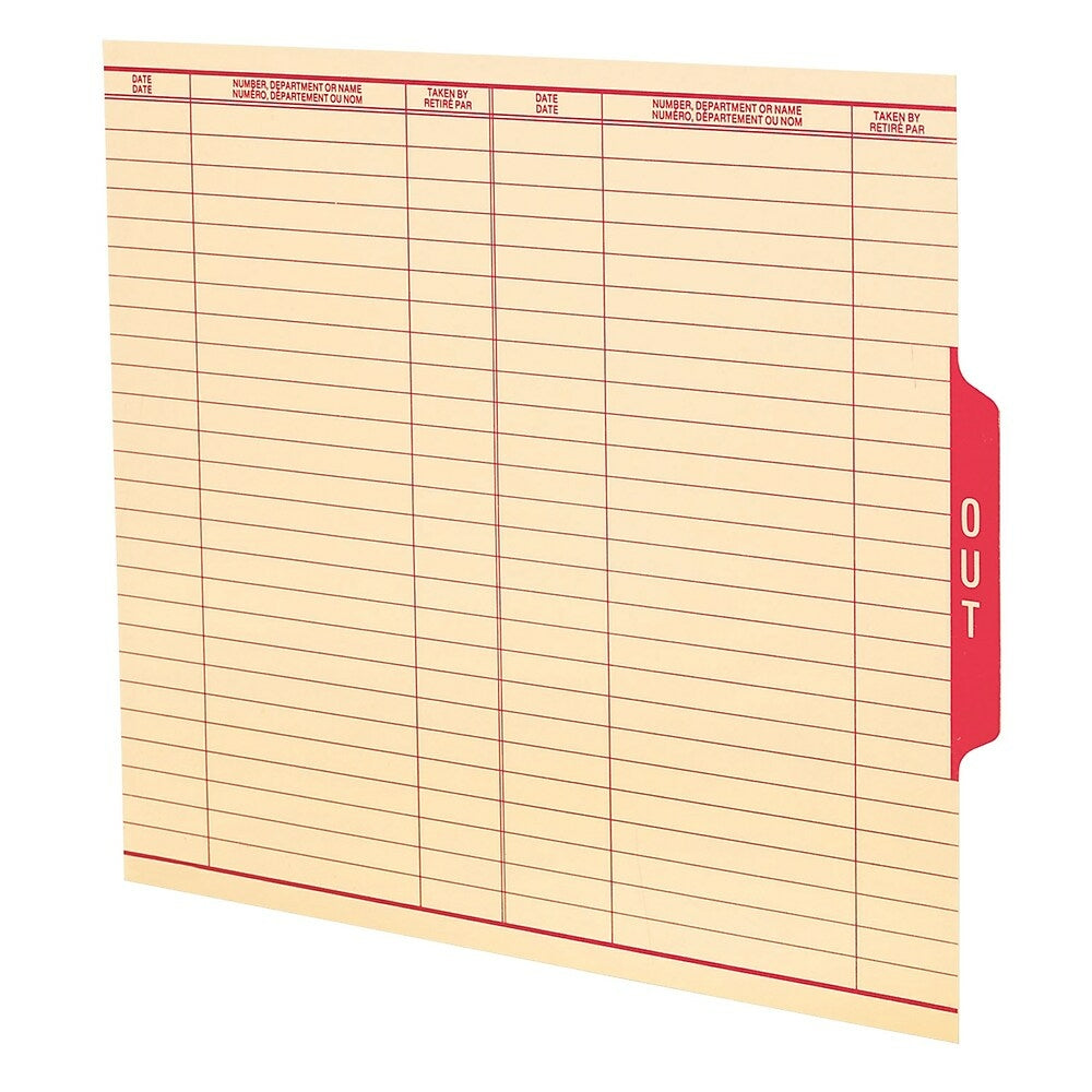 Pendaflex End-Tab "Out" Guides, Letter Size