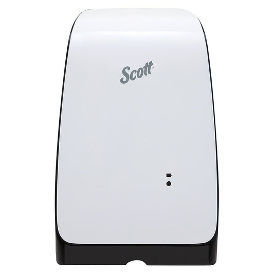 Distributeur électronique de produits de soins de la peau Scott sans contact - 1,2 L - Blanc