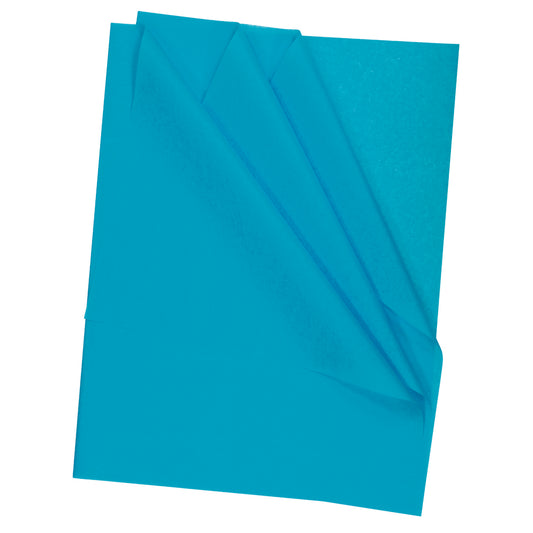 Papier de soie North American Paper Inc. – 20" x 30" – Turquoise – 24 feuilles