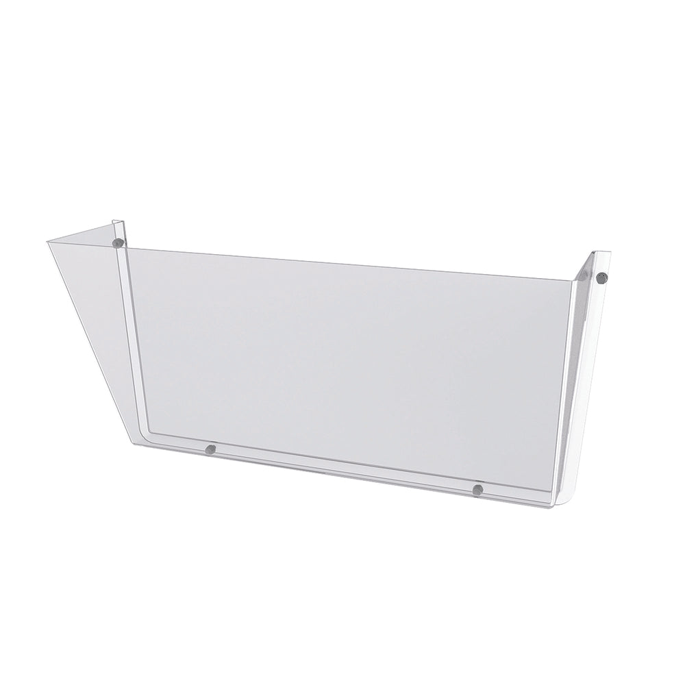 Staples Wall File Pocket - Letter Size - Clear