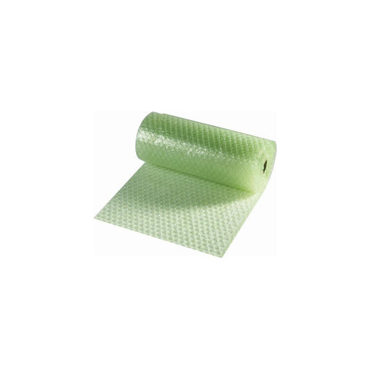 Papier bulle écologique Crownhill - Perforé tous les 12 po - Vert - 3/16 po - 12 po x 25 pi