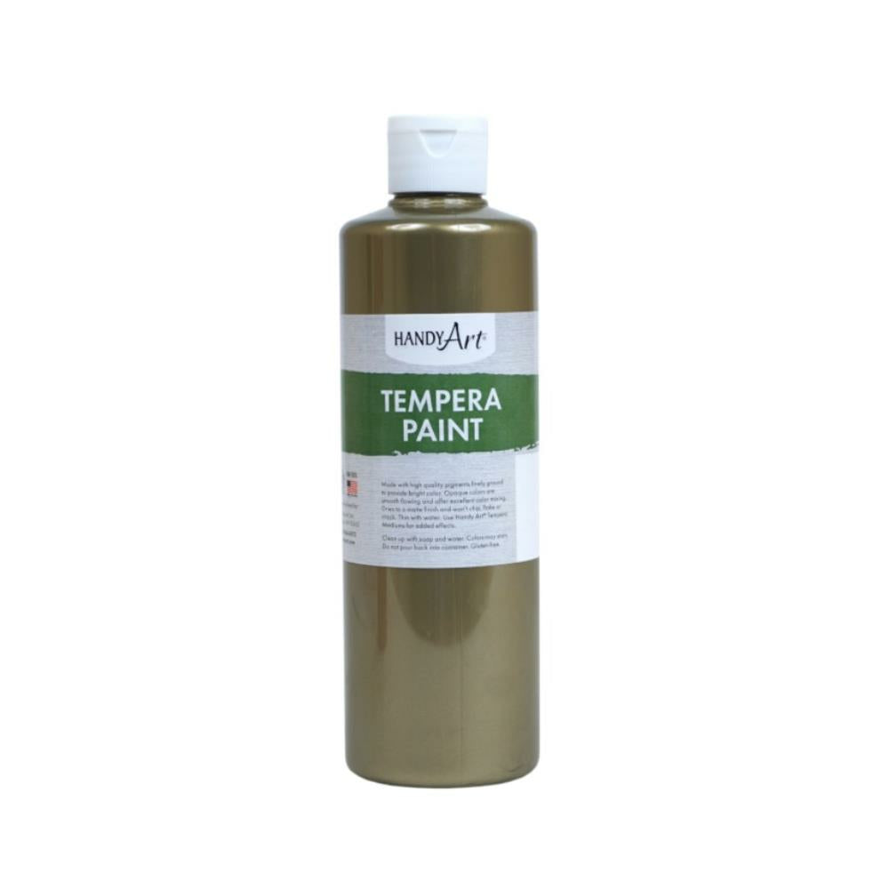 Tempera liquide métallique Handy Art, laiton, 473 ml.