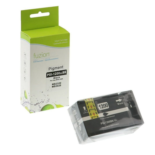 fuzion Canon PGI-1200XL (PGI1200XL) Compatible Inkjet Cartridges - High Yield - Black