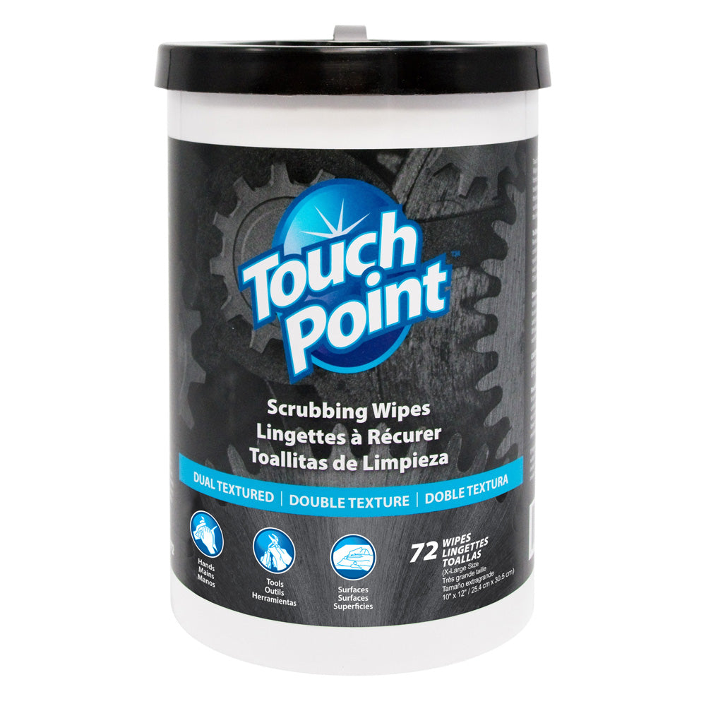 TouchPoint Scrubbing Wipes - 72 Pack