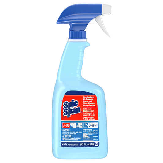 Nettoyant tout usage en aérosol et pour vitres Spic &amp; Span 945 ml