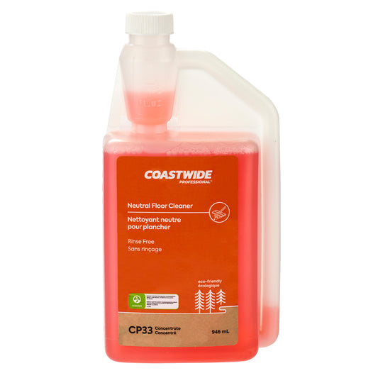 Coastwide Professional CP33 Neutral Floor Cleaner Concentrate - Squeeze & Pour - 946 mL