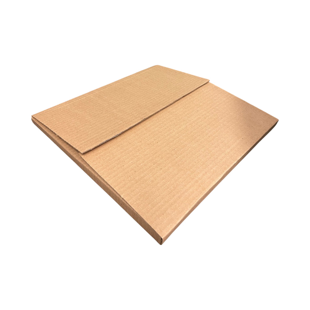 Abbey Easy-Fold Mailers - 12-1/2" x 12-1/2" x 1" - Kraft - 100 Pack