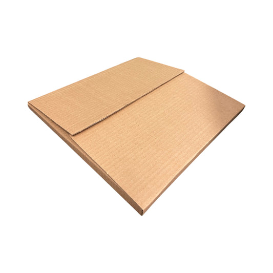 Abbey Easy-Fold Mailers - 12-1/2" x 12-1/2" x 1" - Kraft - 100 Pack
