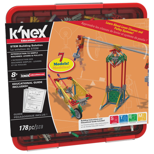 K'NEX Education Intro To Simple Machines: Levers and Pulleys Building Set