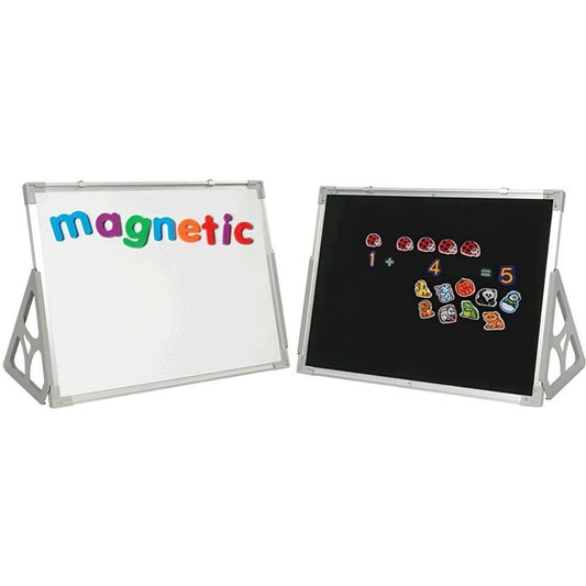 Tableau magnétique 3 en 1 en flanelle, inscriptible et effaçable, 45,7 x 61 cm