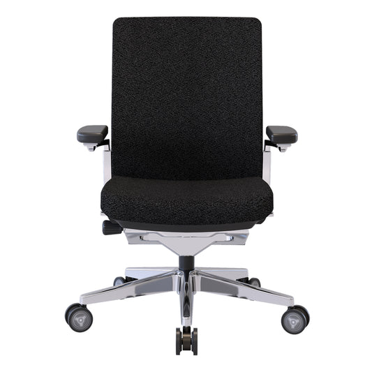 Nightingale NLC Mid Back Conference Chair With 4D Adjustable Arm - Black