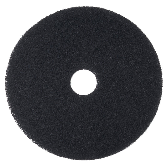 3M Black Stripper Pad - 356 mm (14 in) Diameter - 5 Pack