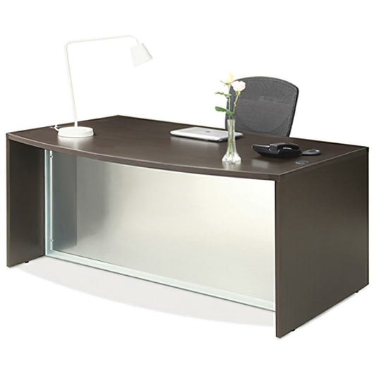 Modesty panel frosted glass