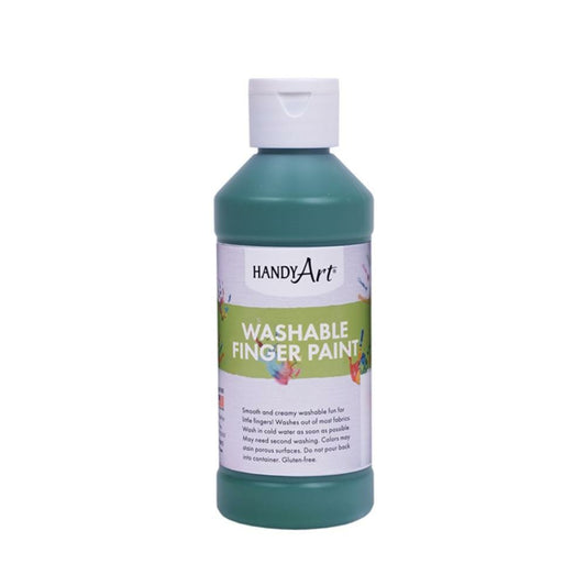 Handy Art Washable Finger Paint, Green, 236ml