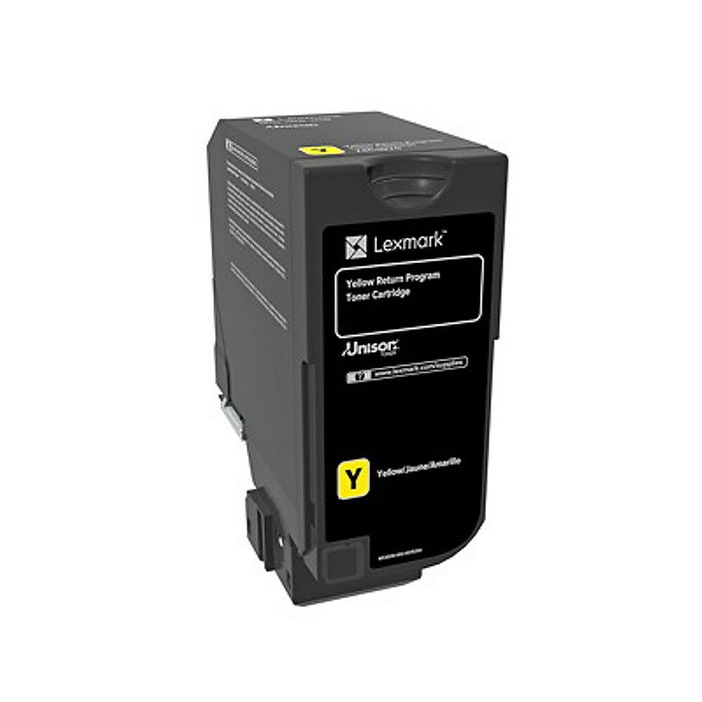 Lexmark CS720 - CS725 - CX725 Yellow Return Program Toner Cartridge (74C10Y0)