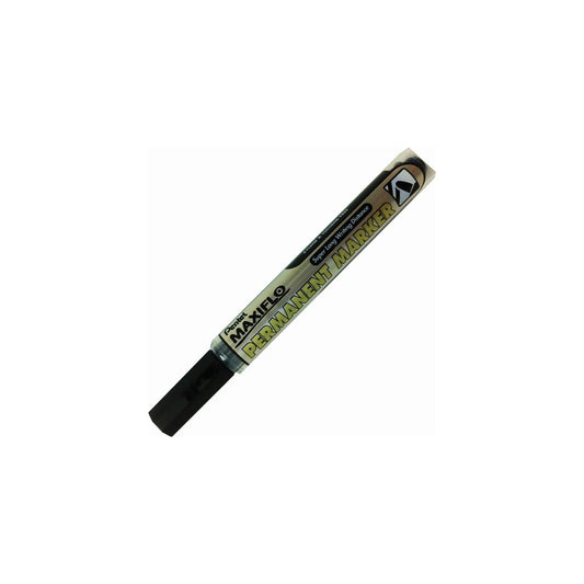 Marqueur permanent Pentel Maxiflo - Pointe ogive fine - 4,5 mm - Noir