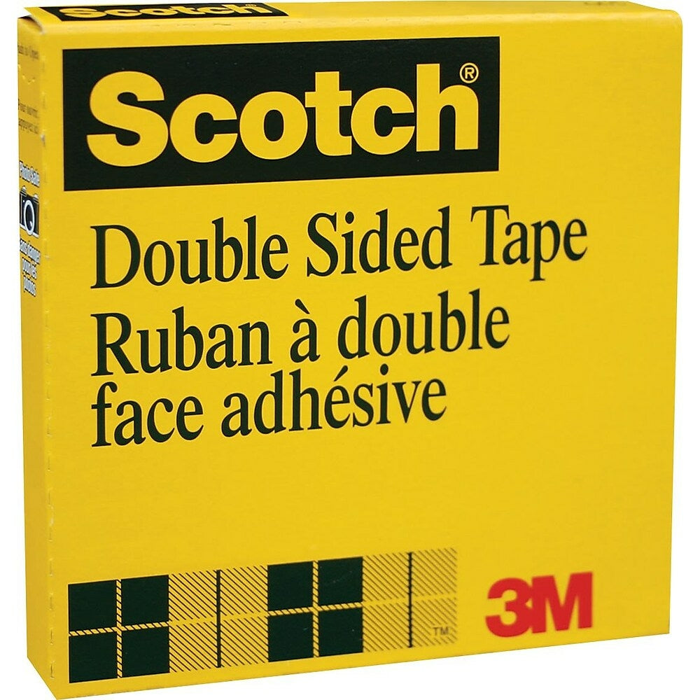 Scotch Double-Sided Transparent Tape, 19mm x 33m (665-18)