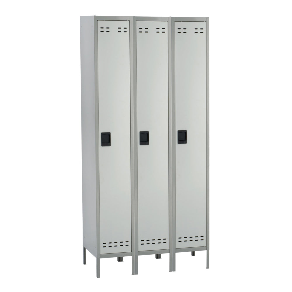 Casier Safco à une porte et 3 colonnes - Gris