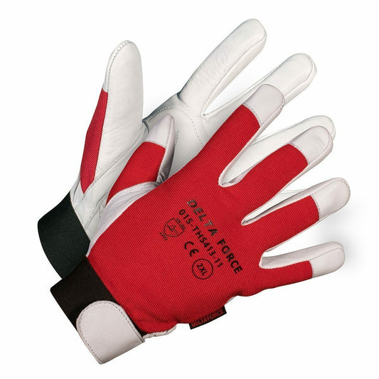 Forcefield Delta Force Vibration Dampening Goatskin Gloves - Size 9