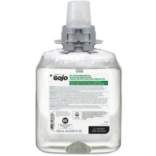 GOJO E1 Foam Handwash Refill for GOJO FMX-12 Dispenser- 1250 mL - 4 Pack
