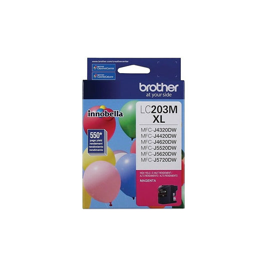 Cartouche d'encre magenta Brother LC203, haut rendement (LC203MS)
