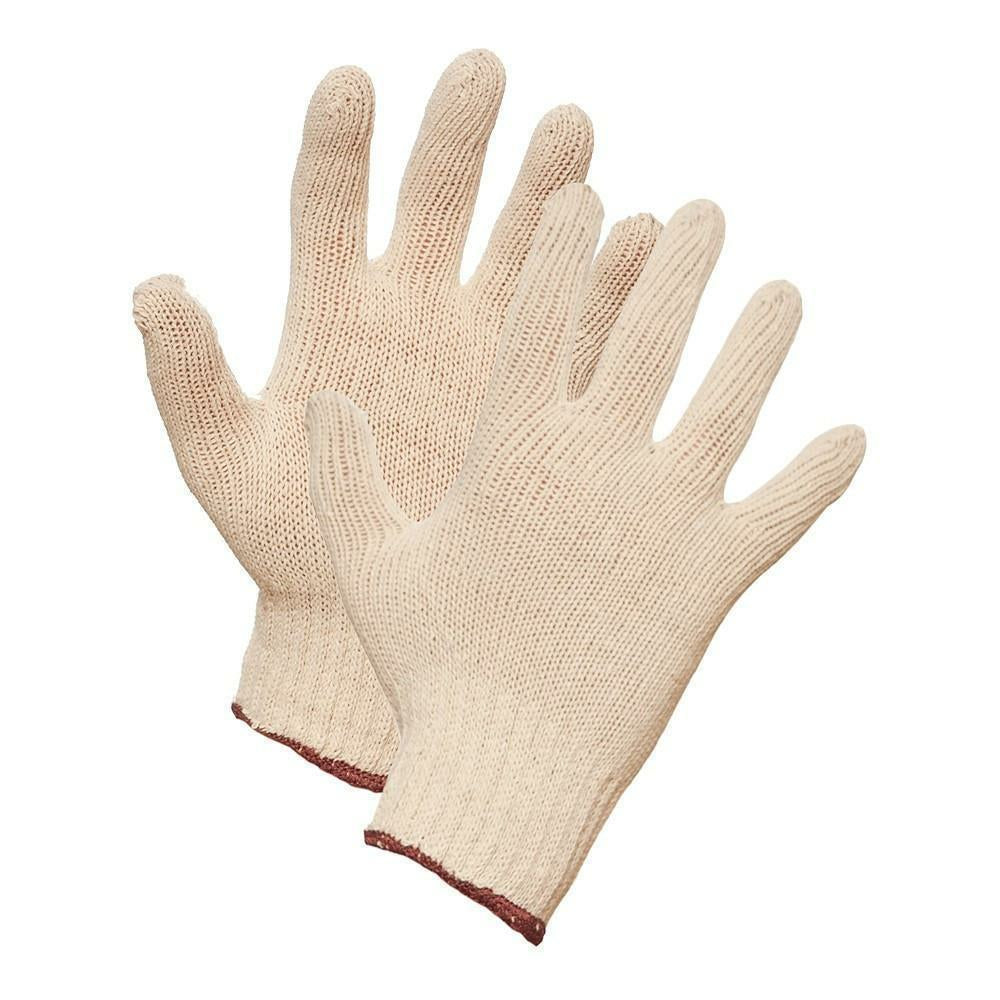 Gants épais Forcefield en tricot ficelle - Taille L - Blanc