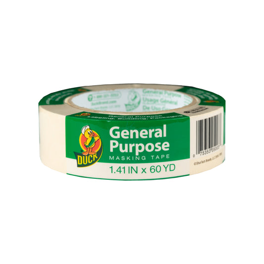 Duck Brand General Purpose Masking Tape - 1.41" x 60 yd.