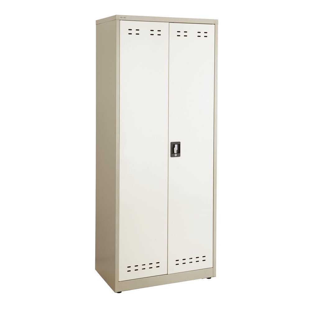 Safco 72" Adjustable 4-Shelf Storage Cabinet - Grey