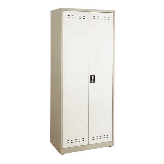 Safco 72" Adjustable 4-Shelf Storage Cabinet - Grey