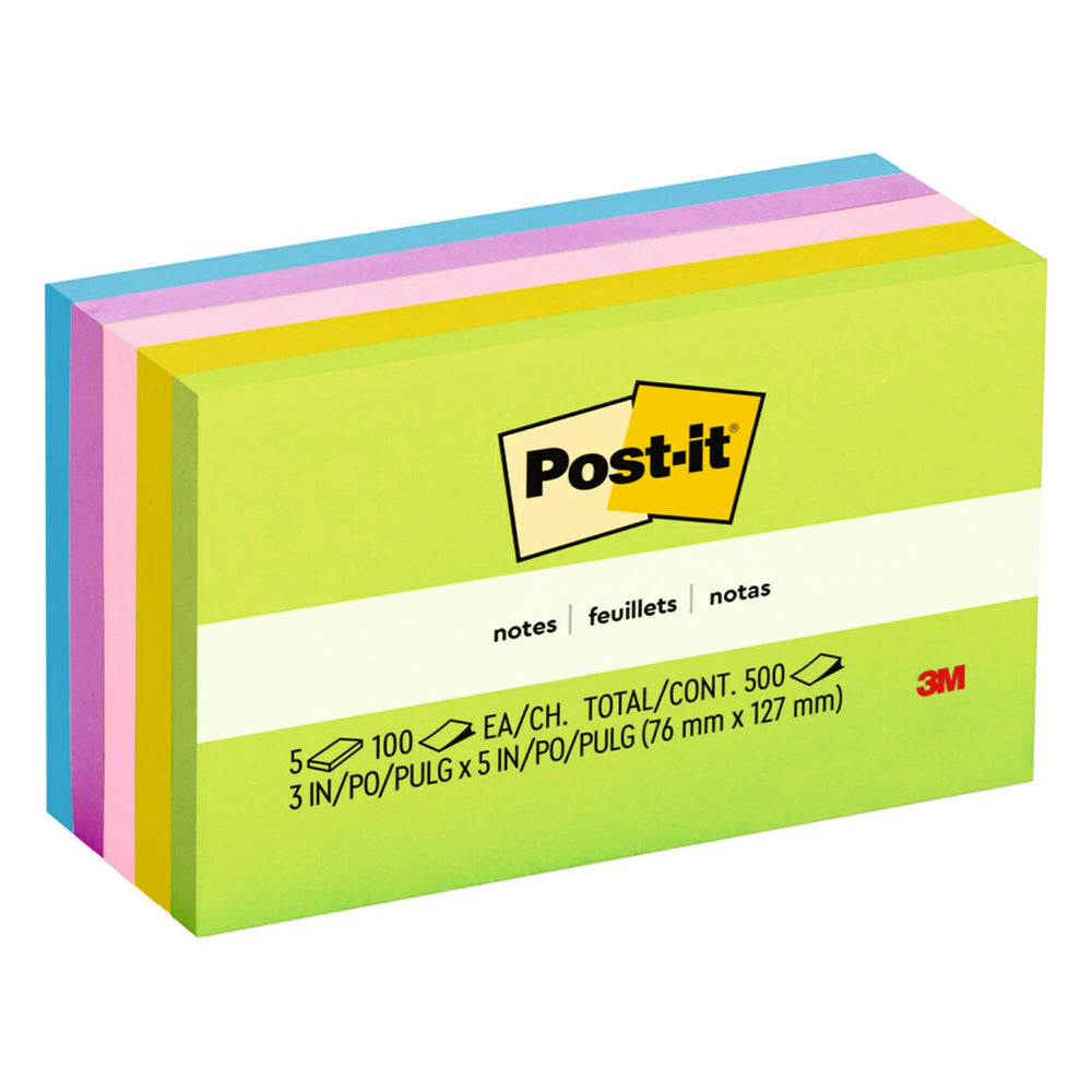 Post-it Notes - Floral Fantasy Collection - 3" x 5" - 5 Pack