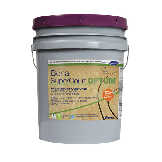Diversey SuperCourt Optum Waterbased Finish - 18.9L