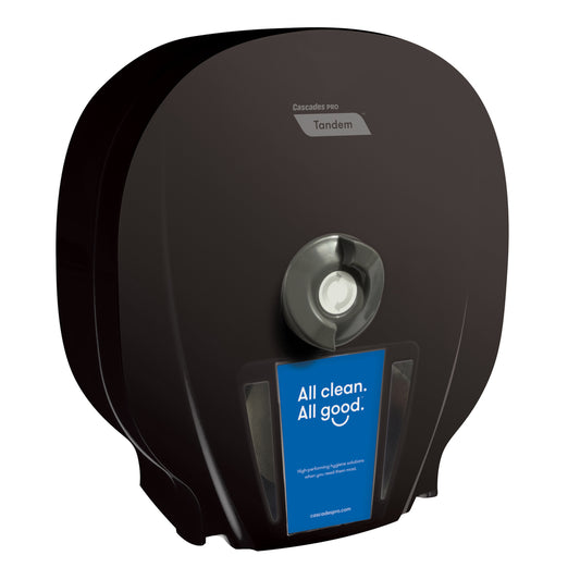 Cascades PRO Tandem High-Capacity Bath X4 Dispenser - Black