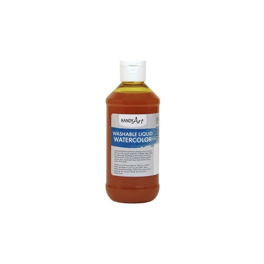 Handy Art Washable Liquid Watercolour, Yellow, 236ml.