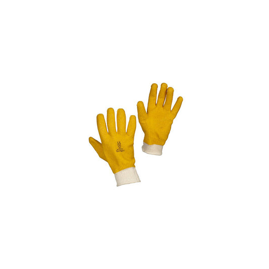 Gants en coton enduit de PVC, Knit Picker, texturés, taille M
