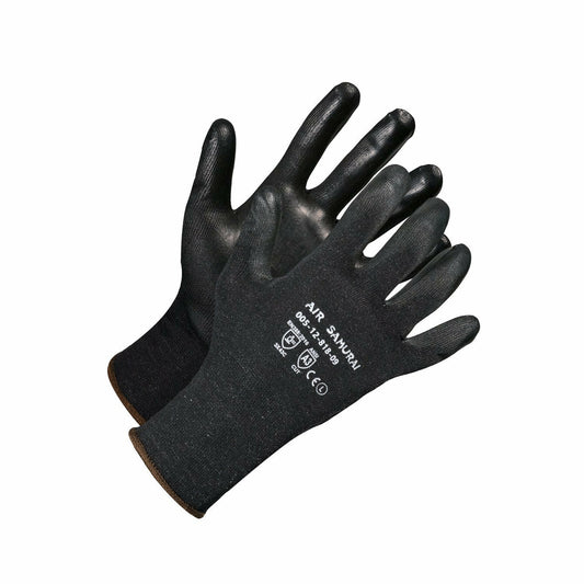 Forcefield SAMURAI AIR Black Cut-resistant PU Palm-coated Glove - Size Large (005-12-818)