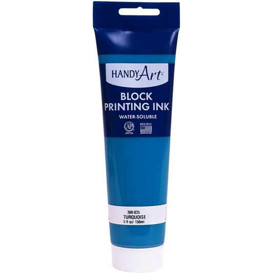 HANDY ART BLOCK INK - 5 OZ. TURQUOISE