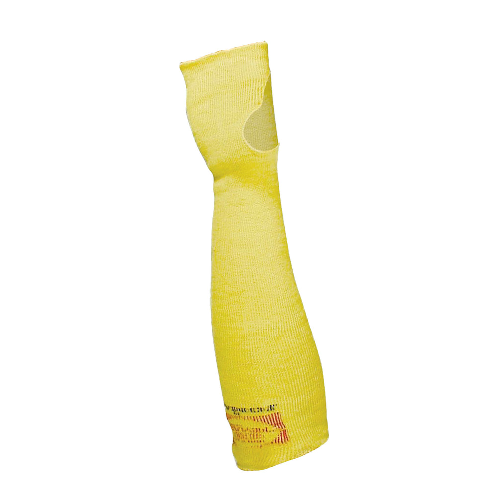 Manchon tubulaire en Kevlar Latoplast avec trou pour le pouce - 45,7 cm - Paire - Jaune