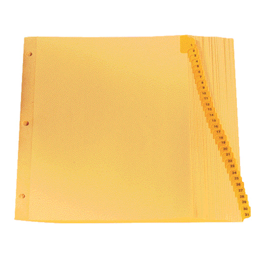 Oxford Preprinted 1-31 Tab Dividers - Letter Size