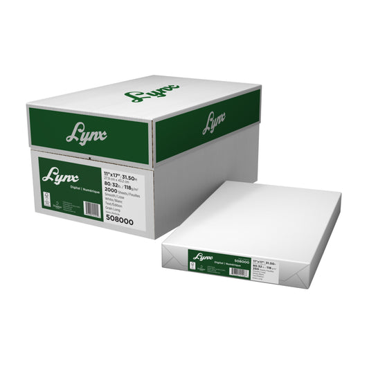 Domtar Lynx Digital FSC Opaque-Smooth Paper - 2000 Sheets