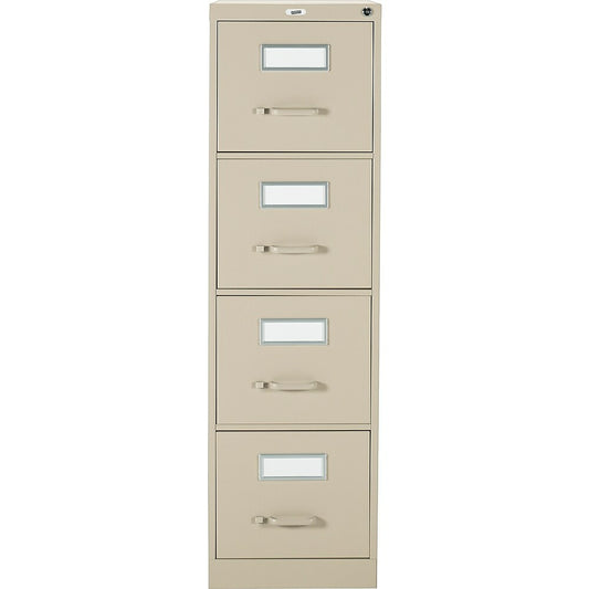 Staples Vertical Letter File Cabinet, 4 Drawer, Sand