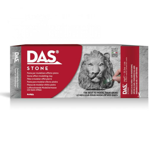 DAS Air Hardening Modeling Clay - Stone, 500 Grams/1.1lb.