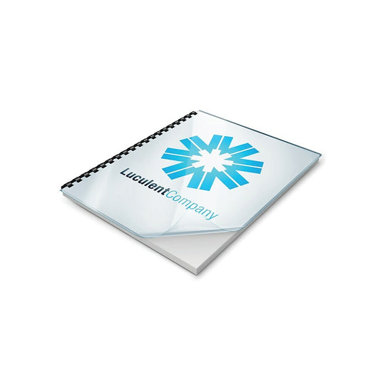 GBC ClearView Standard Presentation Covers - 8-3/4" x 11-1/4" - Round Corners - Clear - 25 Pack
