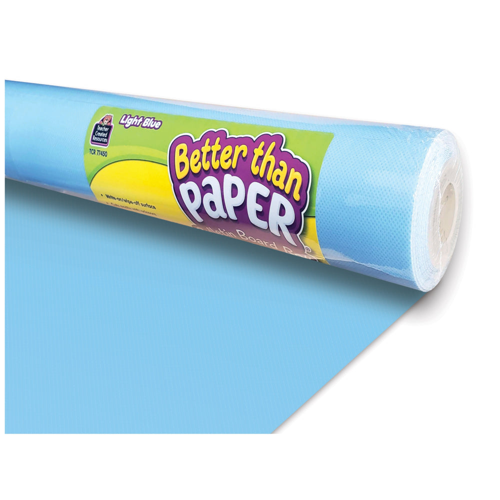 Teachers Created Resource Better Than Paper Bulletin Board Roll - Light Blue