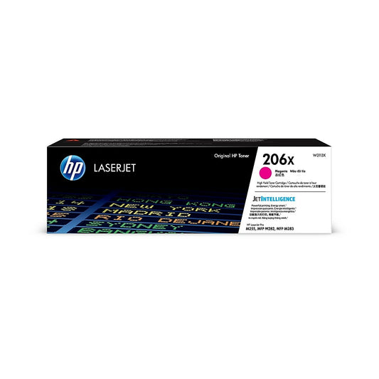 HP 206X High Yield Magenta Original LaserJet Toner Cartridge
